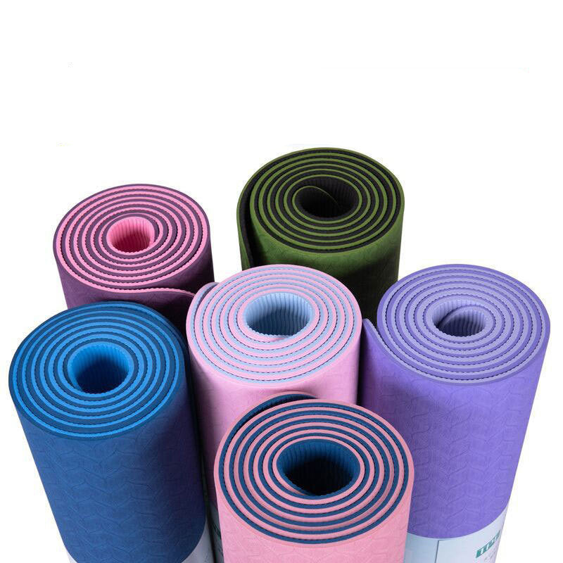 Discover the Perfect Yoga Companion: The Yoga Mat Two-Color 6Mm Posture Line Yoga Mat