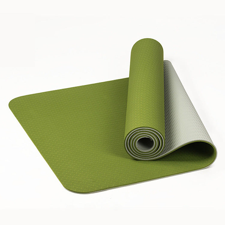 Yoga Mat Thickened 8mm Two-color