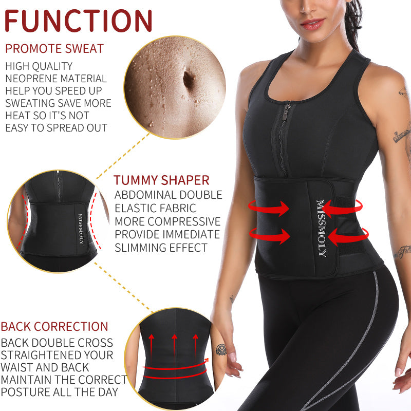 Women Neoprene Waist Trainer Suit