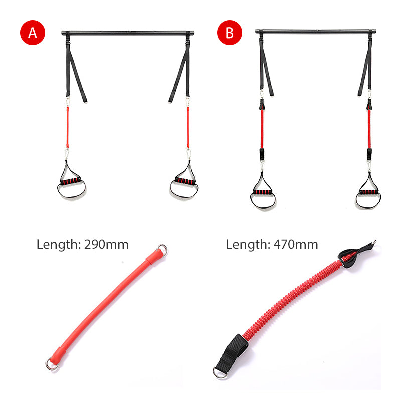 Body Workout with Resistance Bands Rubber Buckles