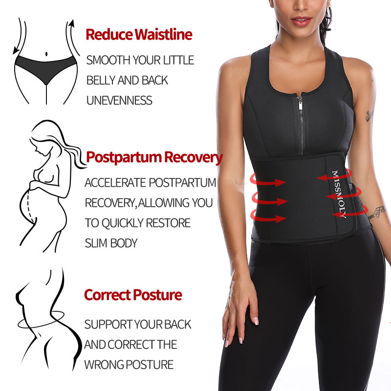 Women Neoprene Waist Trainer Suit