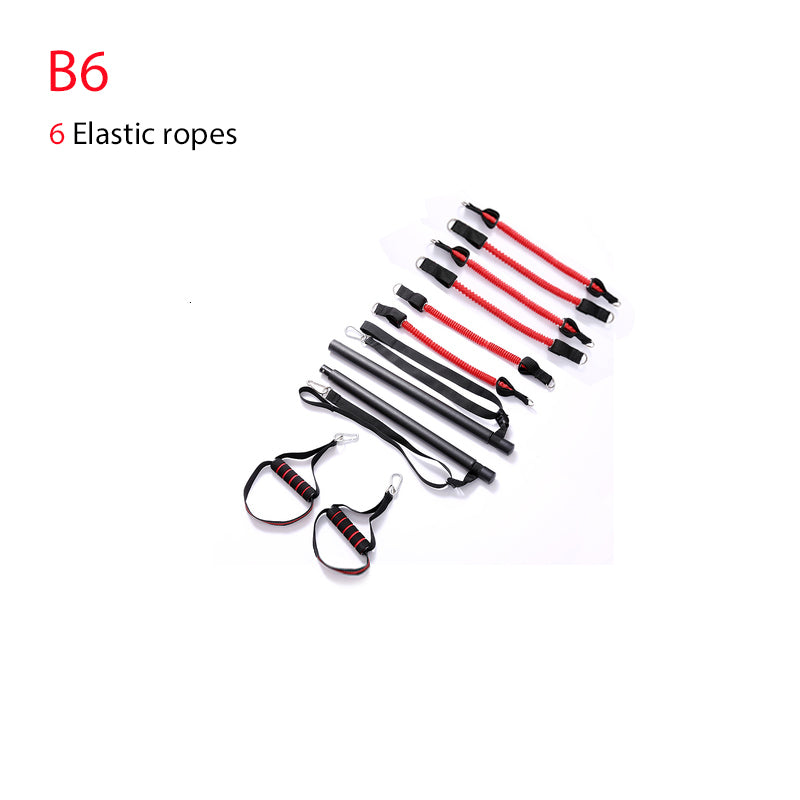 Body Workout with Resistance Bands Rubber Buckles