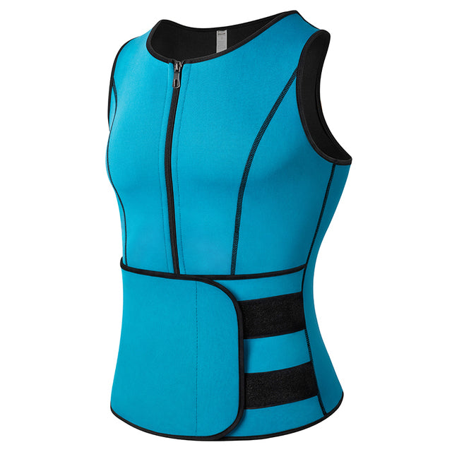 Men Sweat Vest Sauna Suit Waist