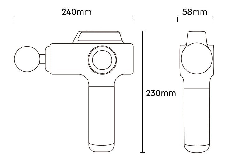 Small Muscle Massager Household Guns