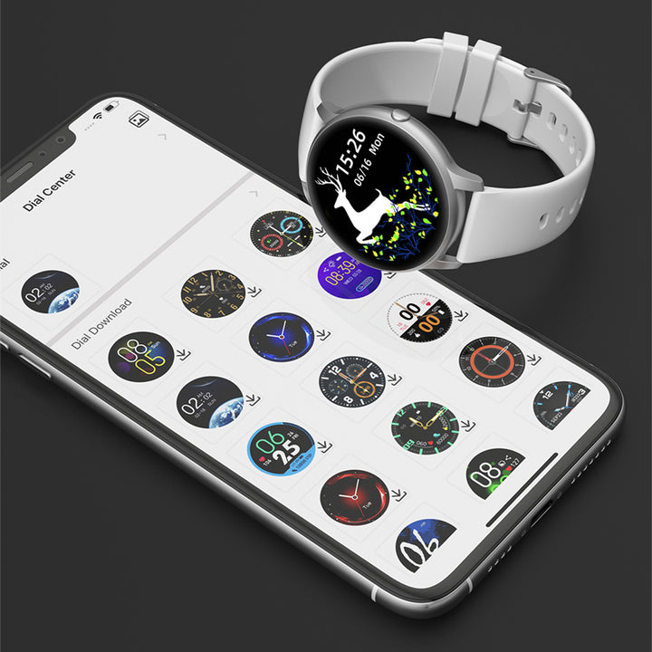 Smart IP68 Waterproof Sport Fitness Tracker-Black
