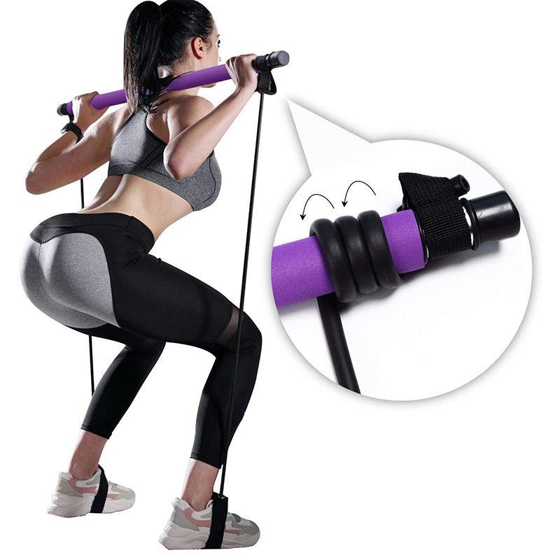 Elastic Bodybuilding Resistance Bands For Home Workout