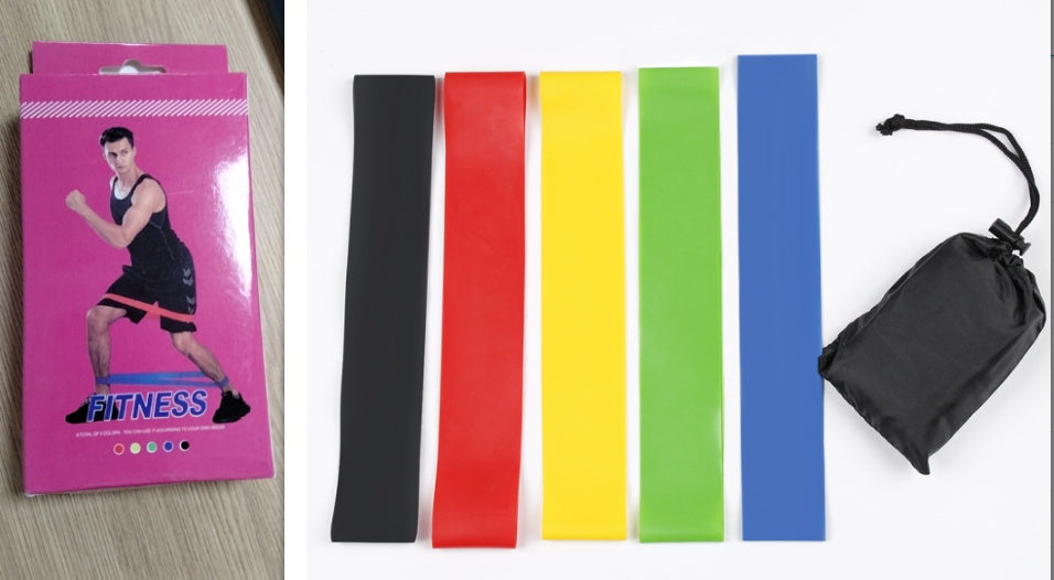 5 Level Yoga Training Elastic Bands