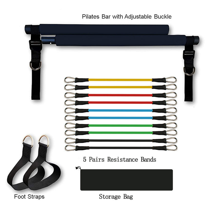 Elastic Bodybuilding Resistance Bands For Home Workout