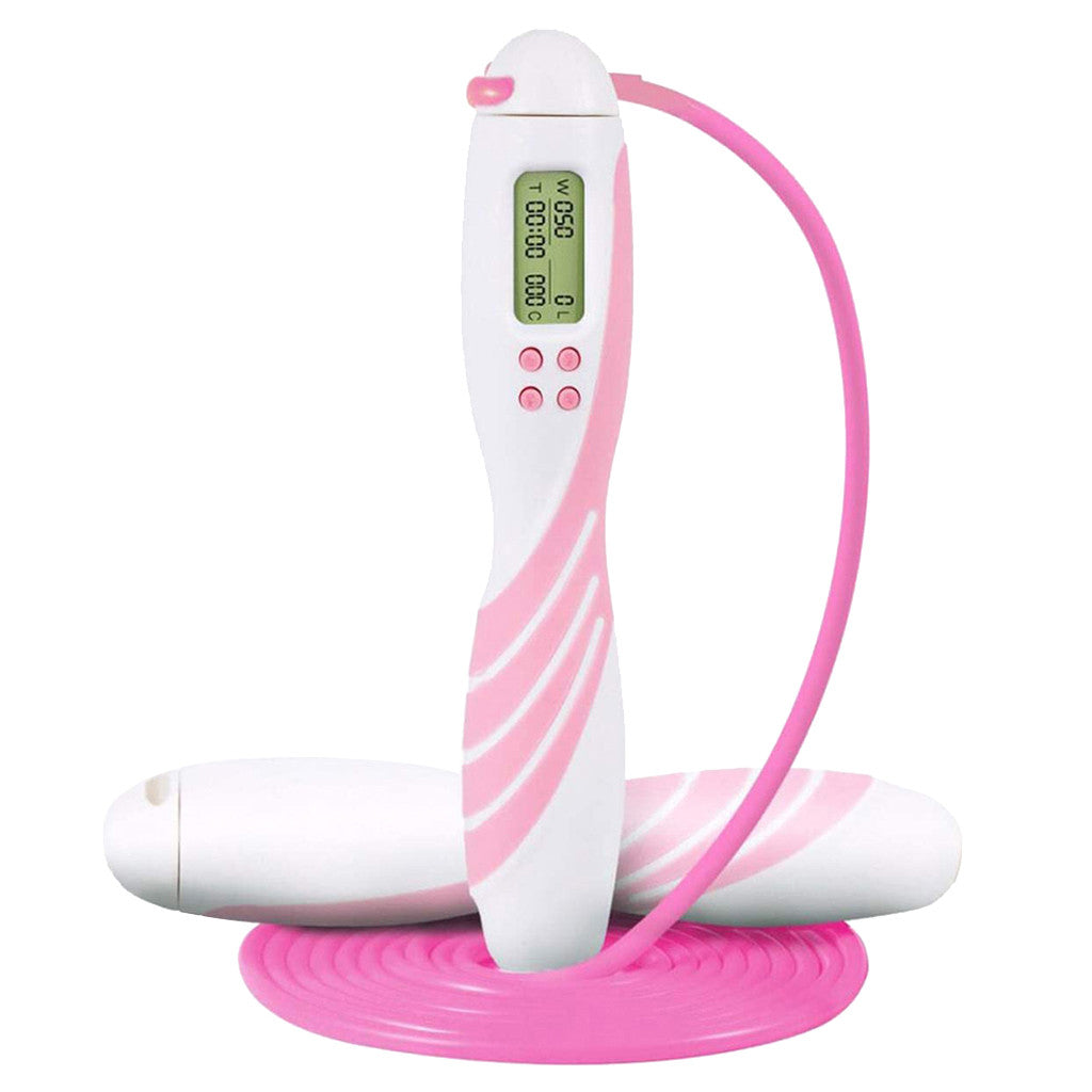 Rope skipping rope fitness cordless counter