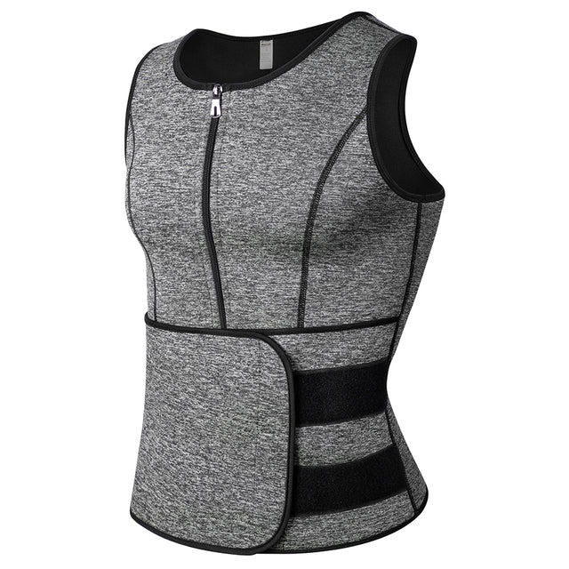 Men Sweat Vest Sauna Suit Waist