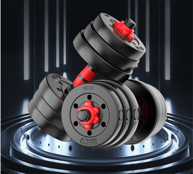 Rubber-coated Cement For Household Fitness Dumbbells