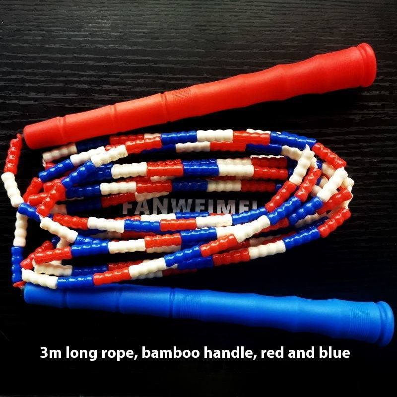 Bamboo Soft Bead Adjustable Skipping Rope