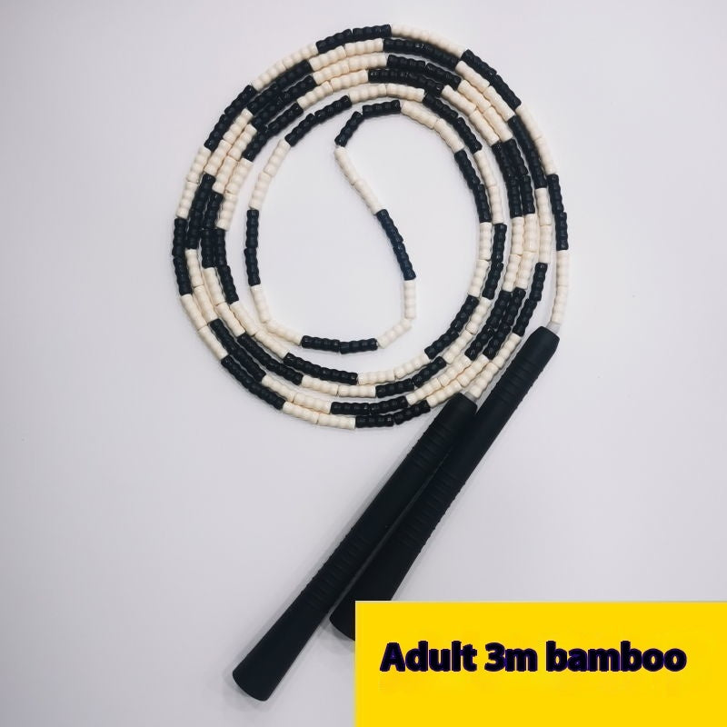 Bamboo Soft Bead Adjustable Skipping Rope