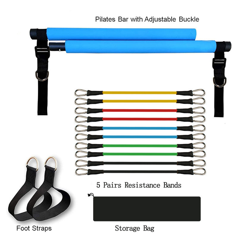 Elastic Bodybuilding Resistance Bands For Home Workout