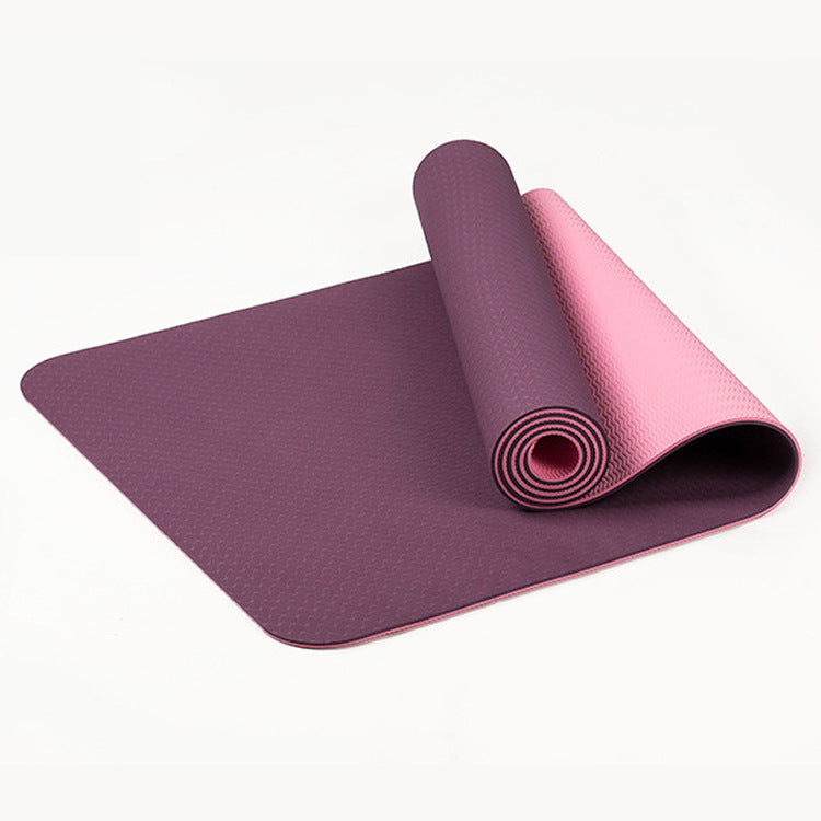 Yoga Mat Thickened 8mm Two-color