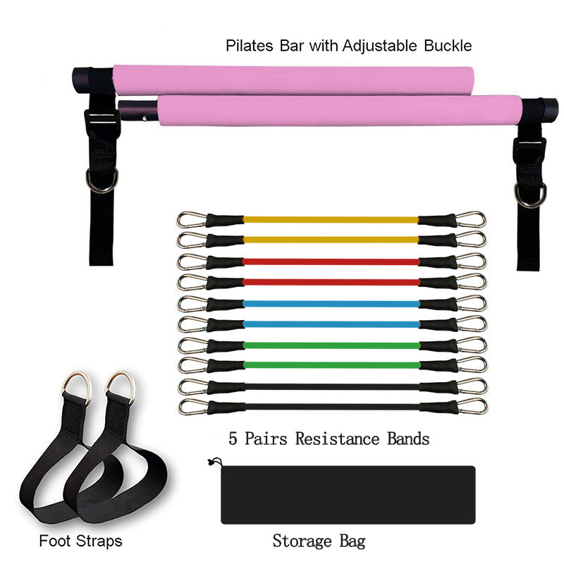 Elastic Bodybuilding Resistance Bands For Home Workout