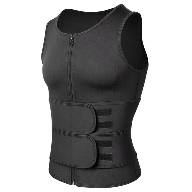 Men Sweat Vest Sauna Suit Waist